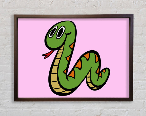 Cartoon Snake Pink