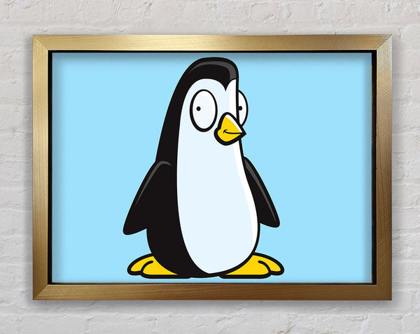 Funny Penguin Baby Blue