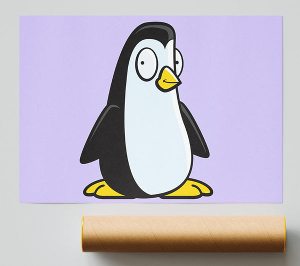 Funny Penguin Lilac