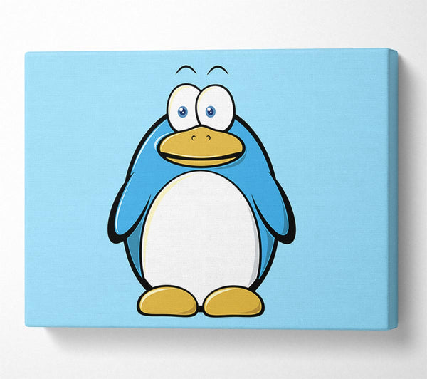 Funny Penquin Standing Baby Blue