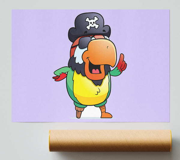 Pirate Parrot Eyepatch Lilac