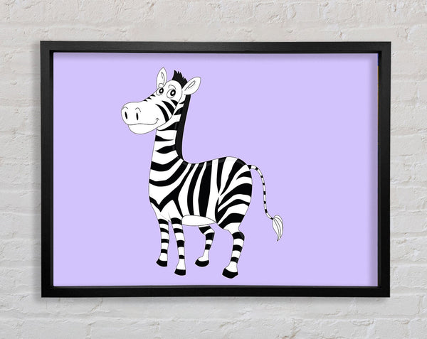 Standing Zebra Lilac