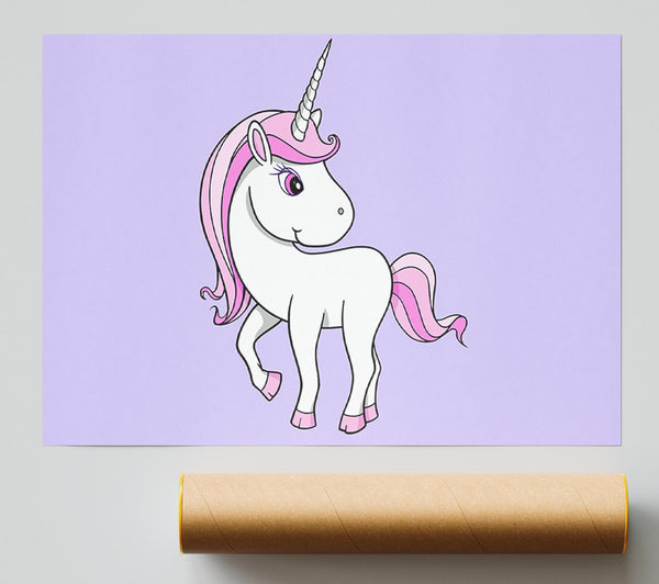 Unicorn Walking Lilac