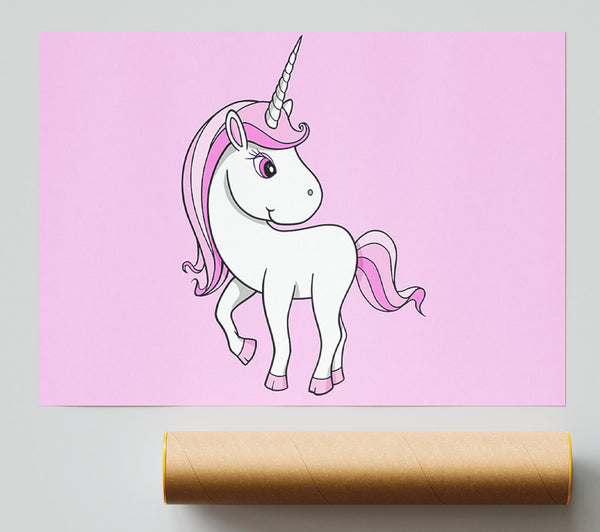 Unicorn Walking Pink