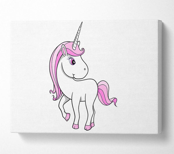 Unicorn Walking White