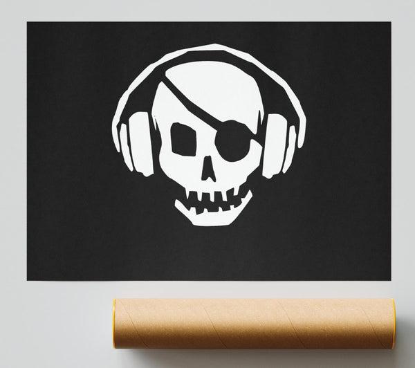 Skeleton Pirate Headphones