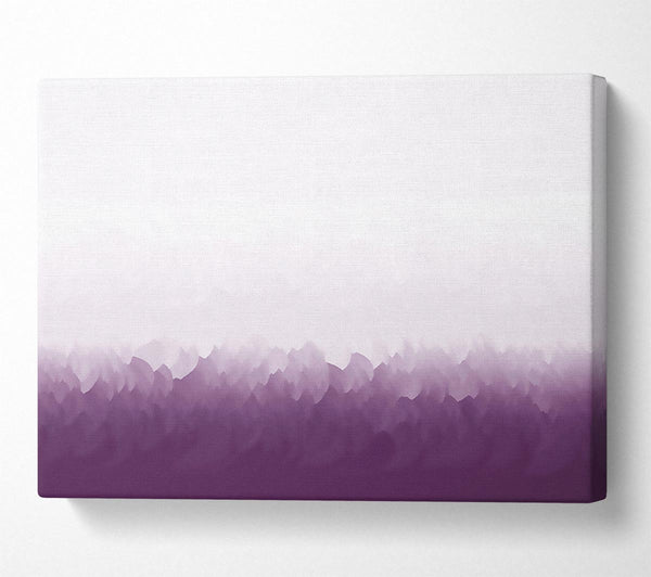 Abstract Ocean Lilac On White