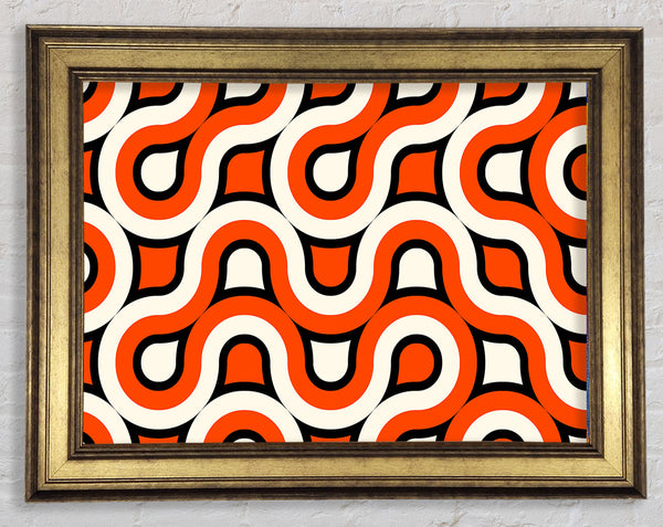 Graphical Maze Orange