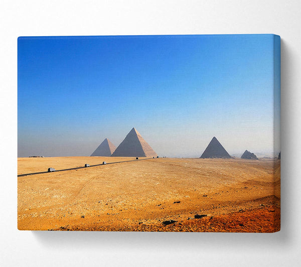 Egyptian Pyramids In The Distance