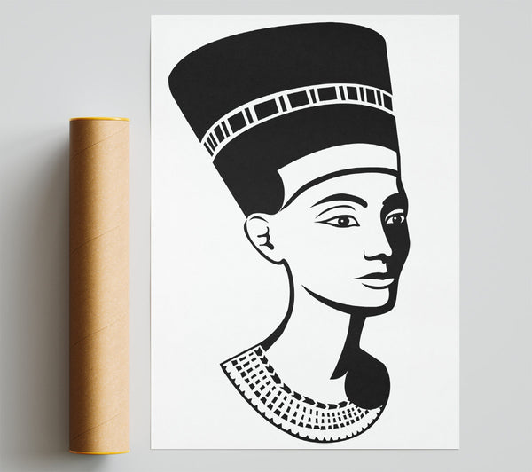 Egyptian Nefertiti B N W