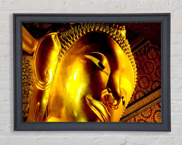 Golden Buddha Face