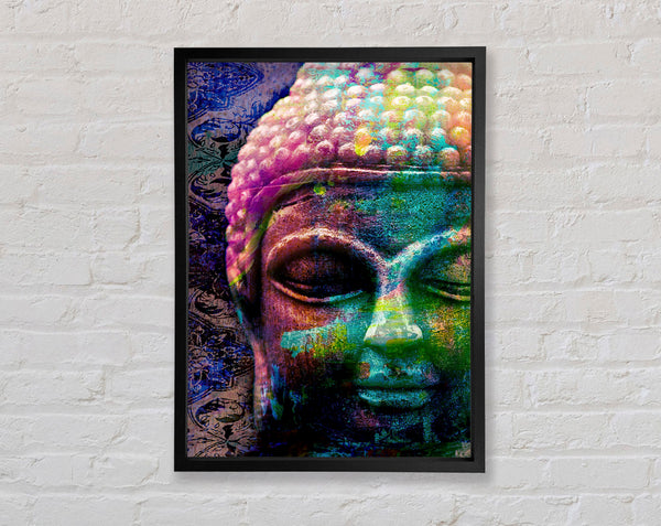 Retro Rainbow Buddha