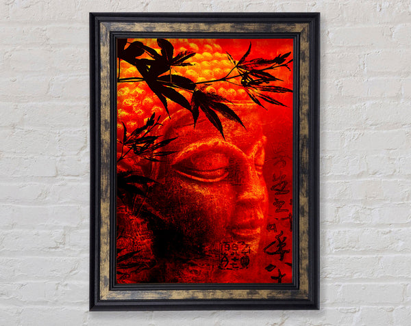 Bamboo Buddha Burnt Orange