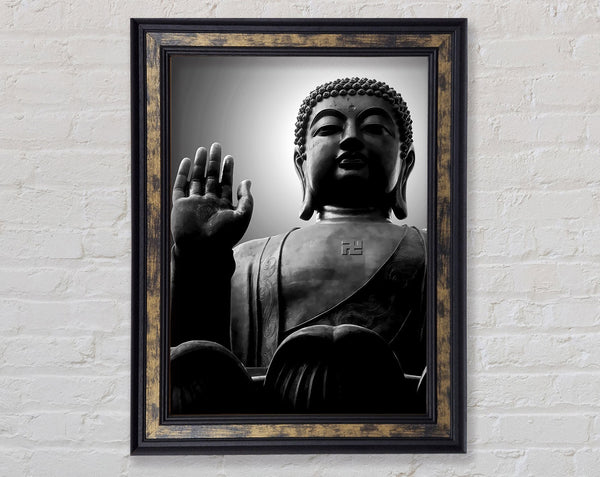 Black n White Buddha Statue