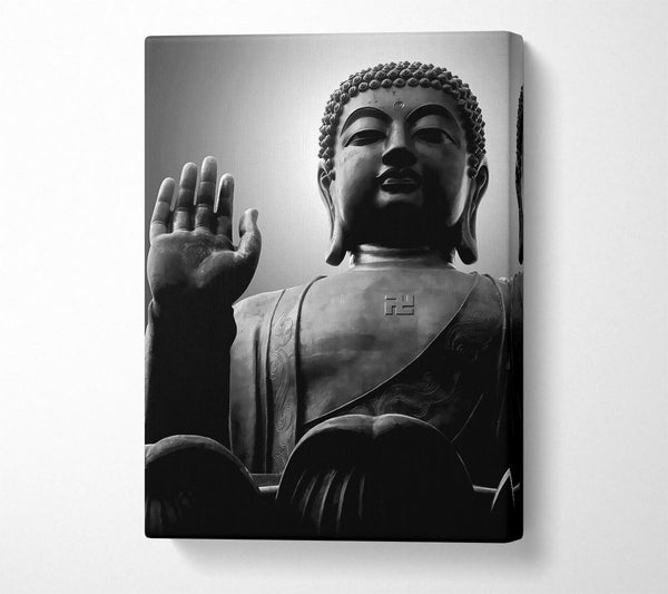 Black n White Buddha Statue