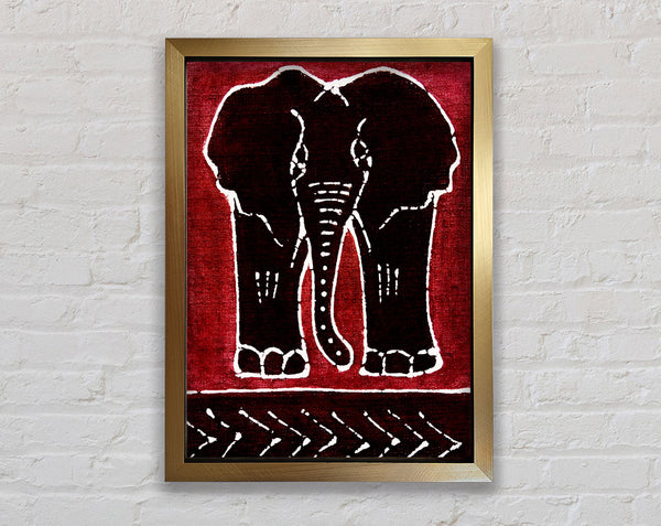 Aboriginal Red Elephant