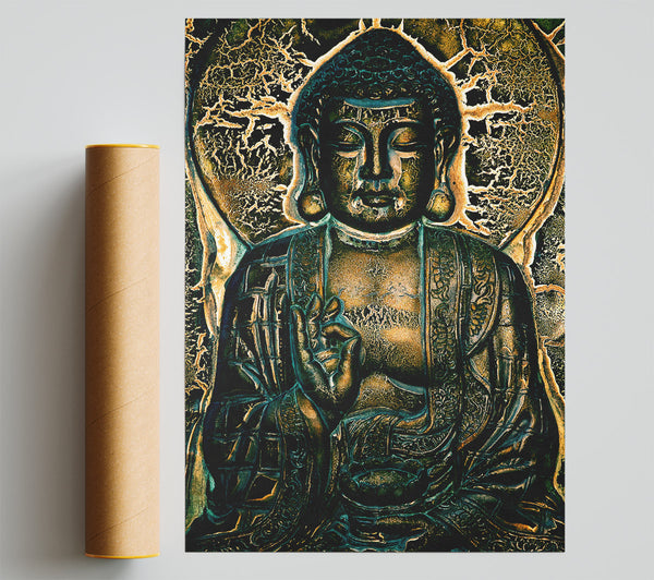 Hindu God Blue Gold