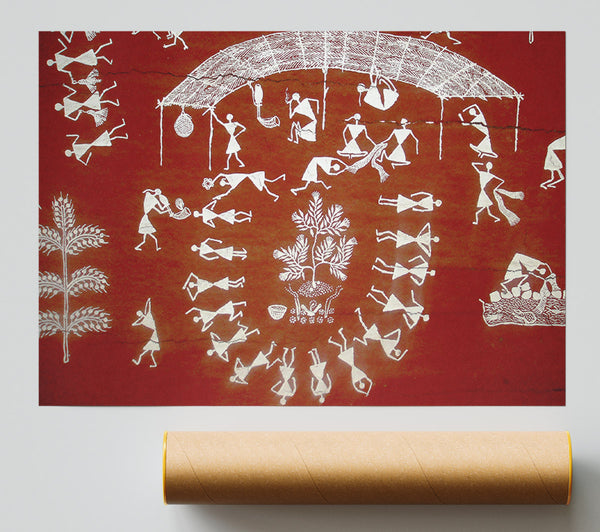 Aboriginal Warli Mahabharata