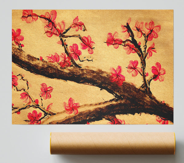 Cherry Blossom Painting