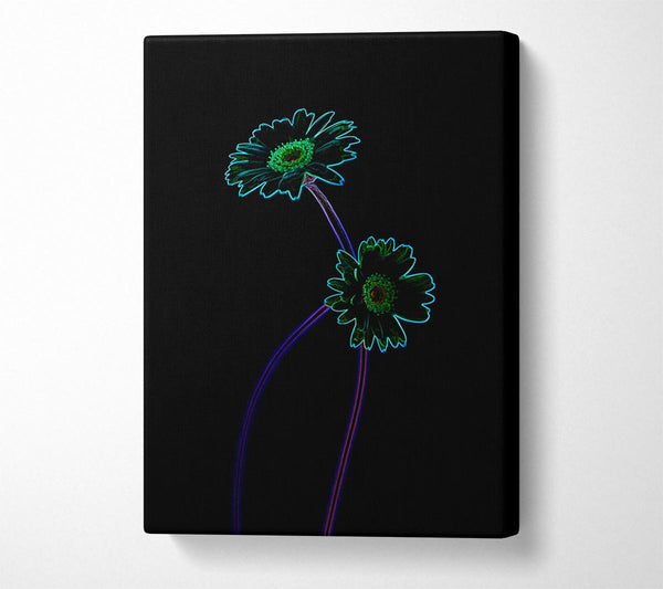 Abstarct Neon Floral 26