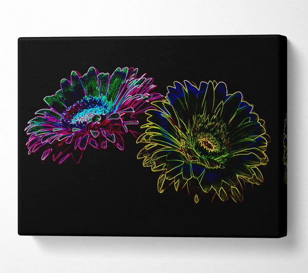 Abstarct Neon Floral 12