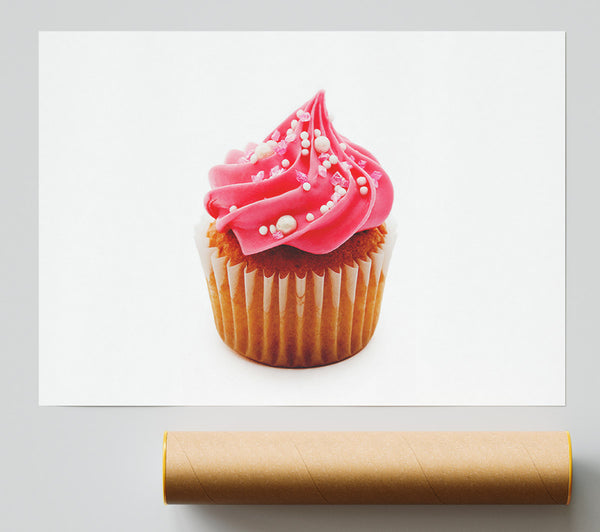 Beautiful Pink Cupcake