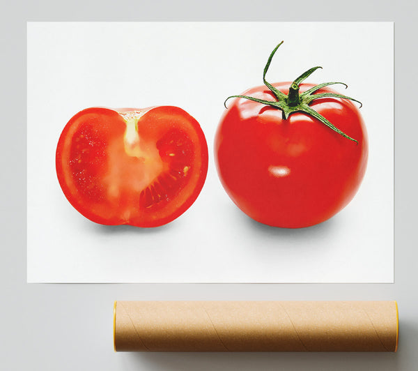 Red Tomato Sliced