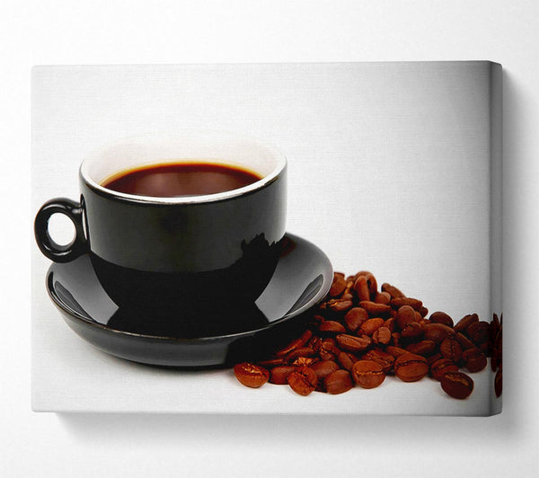 Black Coffee With Beans