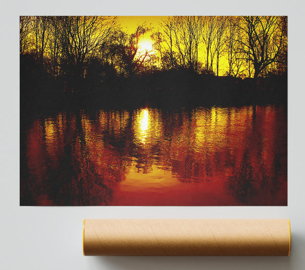 The Lake At Dusk