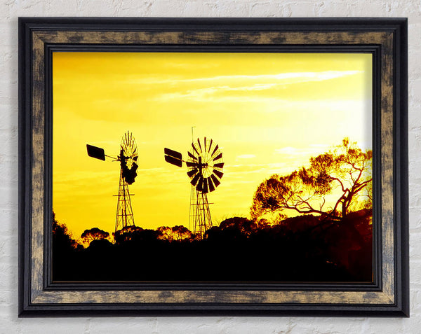 Windmills In Sunlight