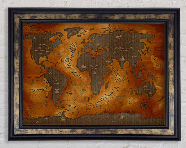 Ancient World Map