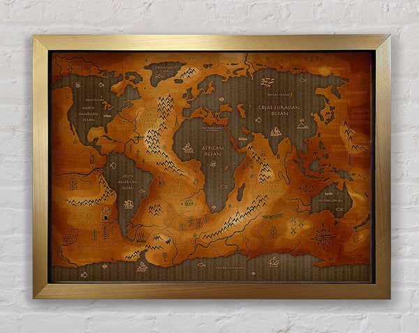 Ancient World Map