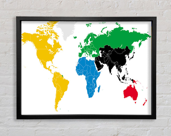 Colours Of The World Map