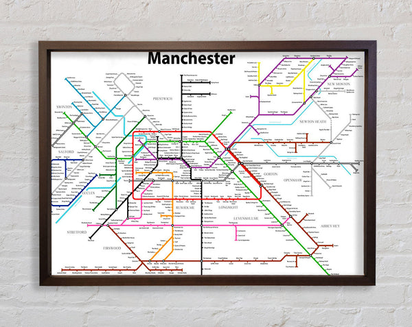 Manchester Pub Tube Map