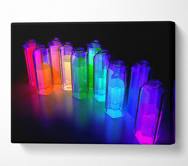 Colorful 3D Bottles