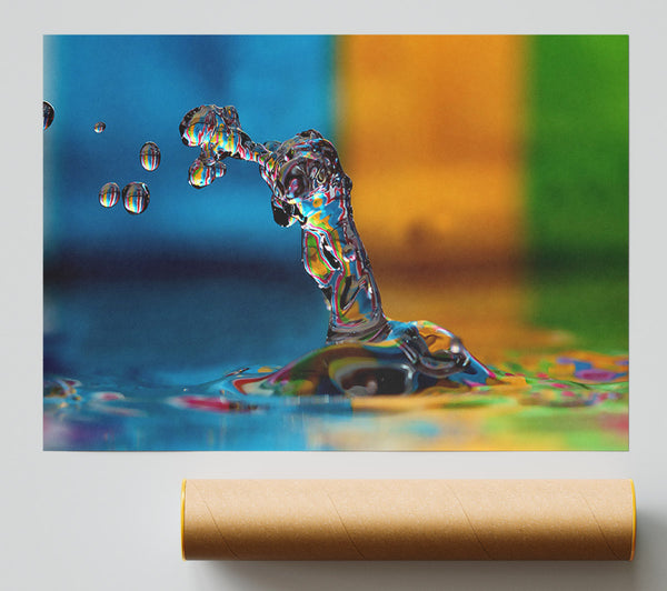 Colourful Water Splash