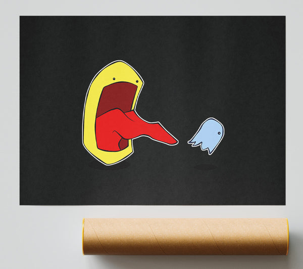 Pacman Chasing Ghost