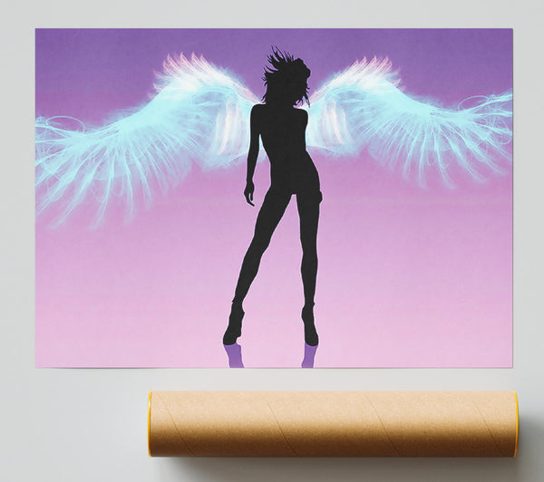 Purple Angel Wings