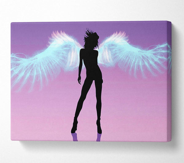 Purple Angel Wings