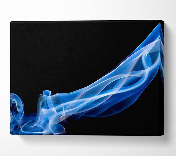 Blue Smoke On Black