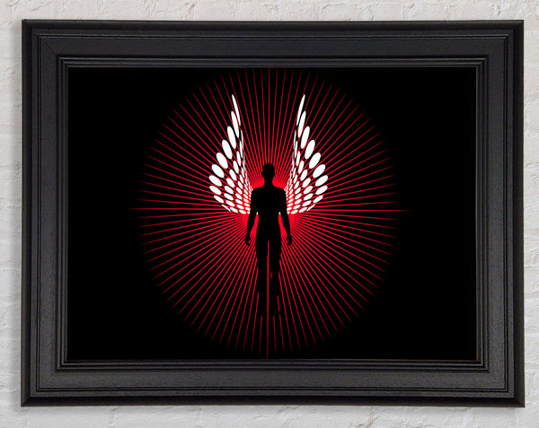 Male Angel Wings Red