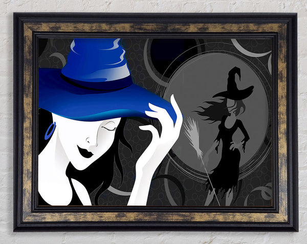 Woman In The Blue Hat