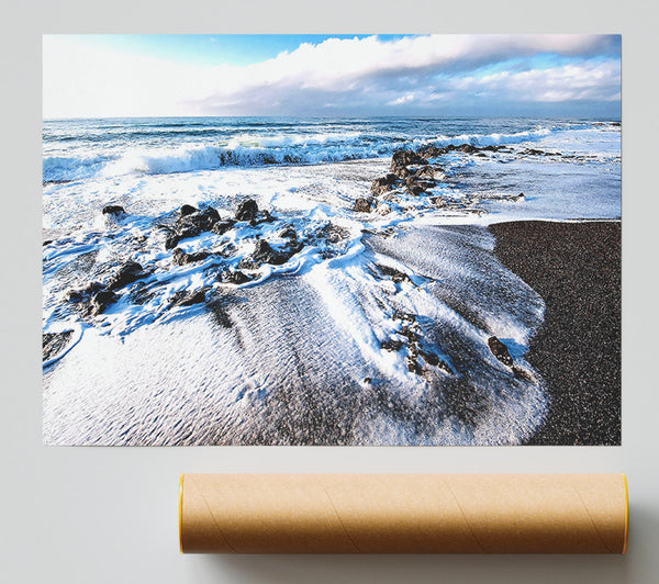 Waves Crashing On The Beach