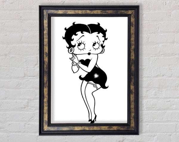 Betty Boop Love Heart