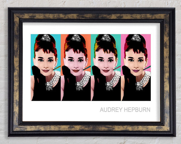 Audrey Hepburn 4 Faces