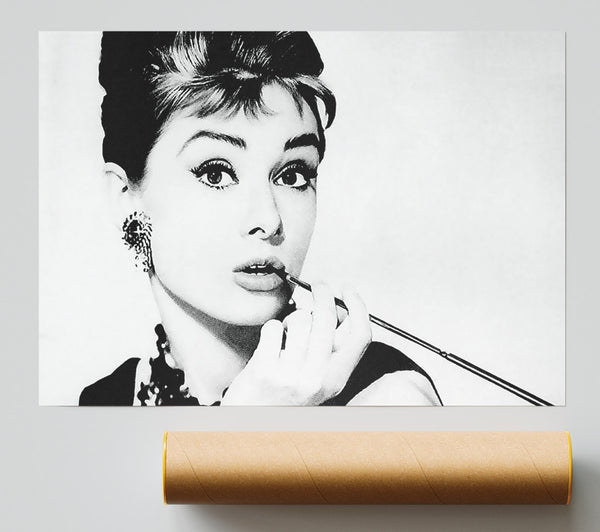 Audrey Hepburn Cigarette 1