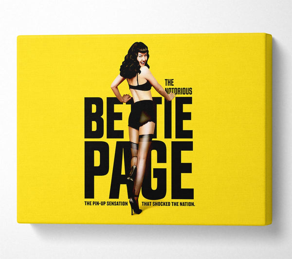 Bettie Page Yellow