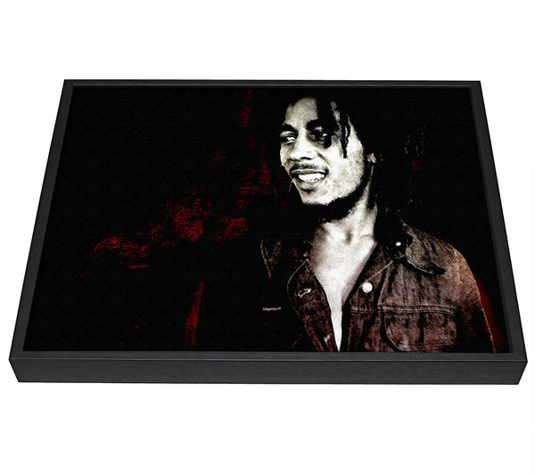 A picture of a Bob Marley Hero framed canvas print sold by Wallart-Direct.co.uk