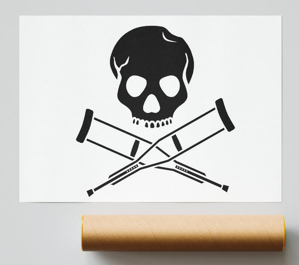 Jackass Skull N Bones B N W