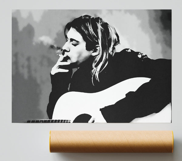 Kurt Cobain Guitar Smoke